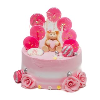 Торт «Розовый зайчик»