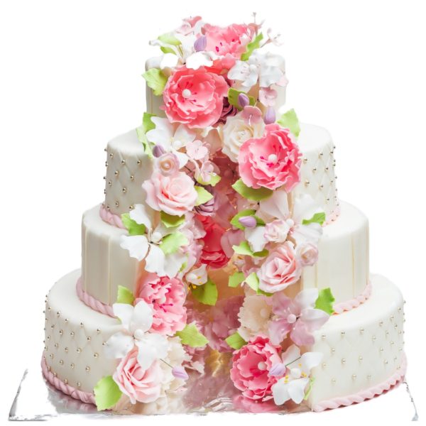 Торт "Свадебные цветы"