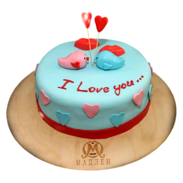 Торт "I love you"