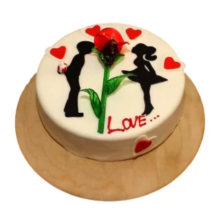 Торт «Влюбленные»